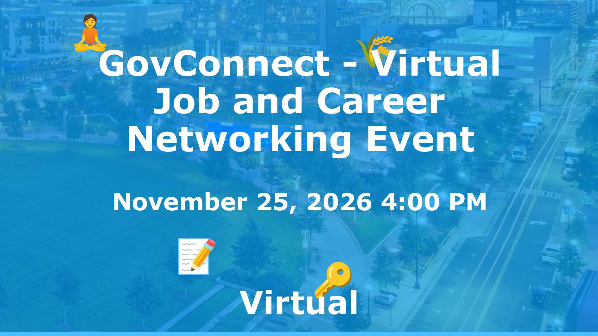 GovConnect - Virtual Job and Career Networking Event event image